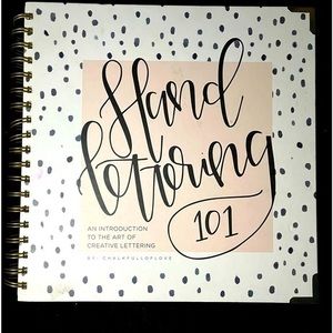 Handlettering 101 Hardcover Workbook | An intro to the art of creative lettering